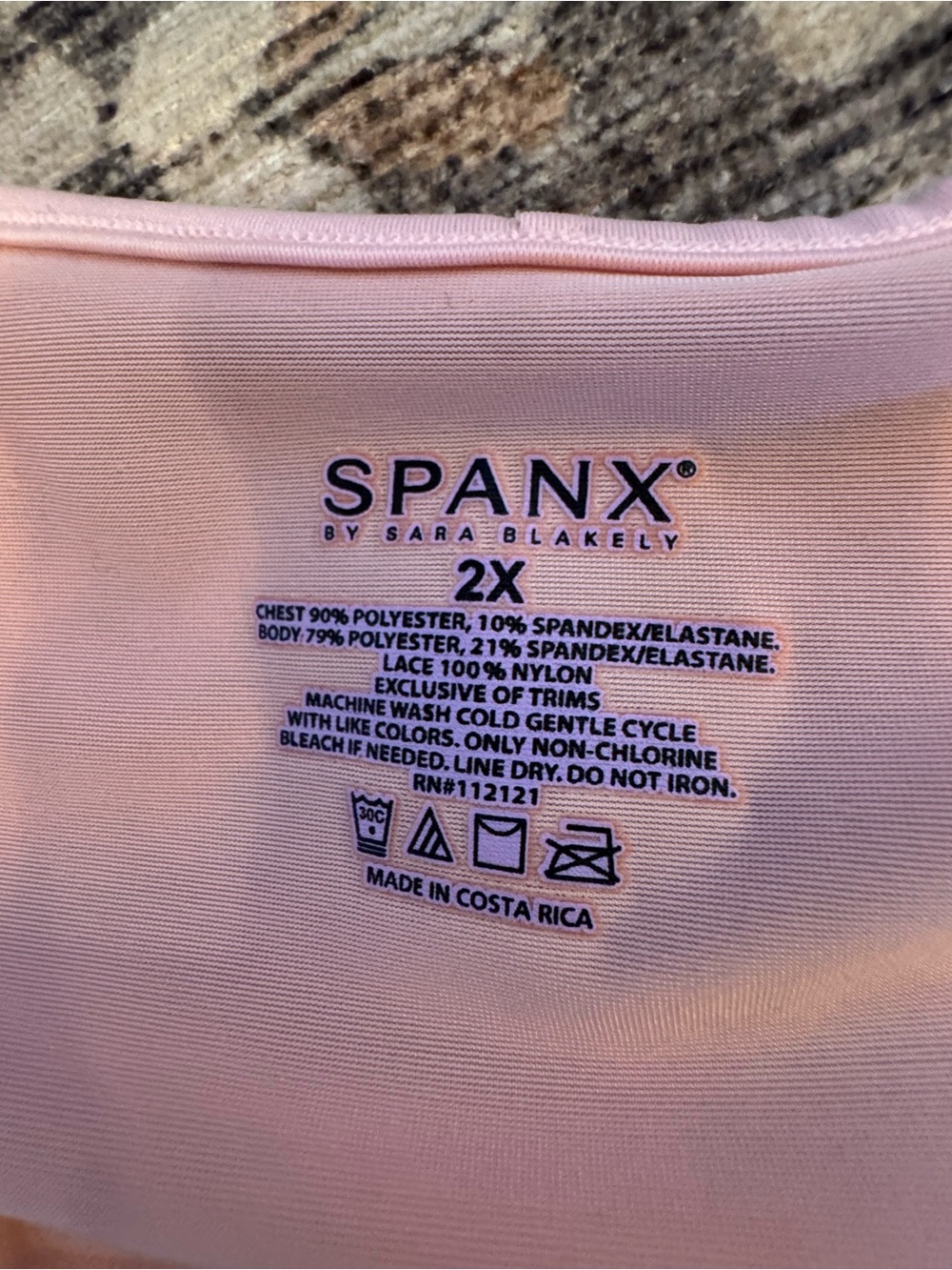 Spanx Hide & Sleek Lace Bateau Tank Top, Size 2X - Picture 7 of 8